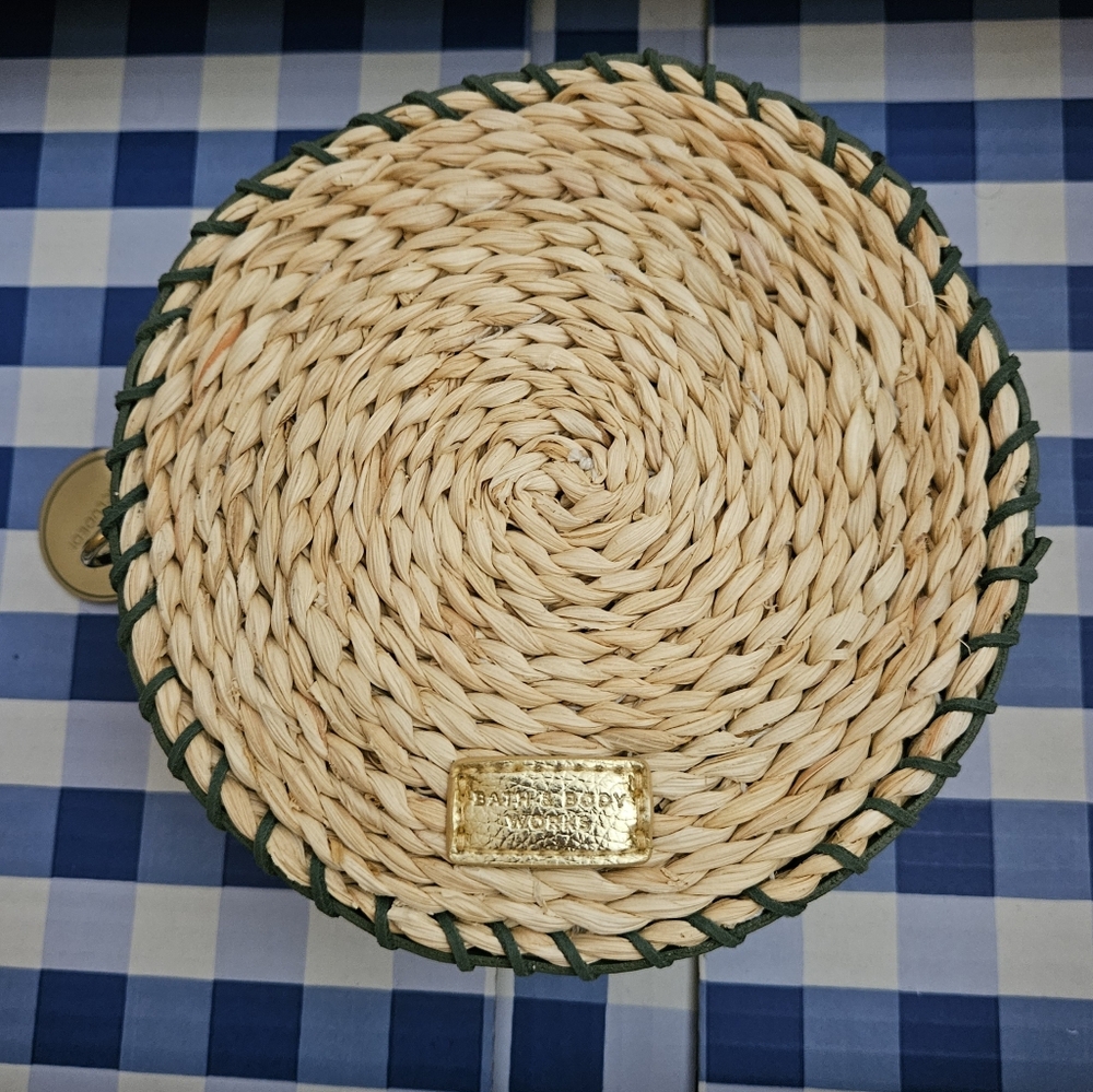 Bath And Body Woven Straw Bag